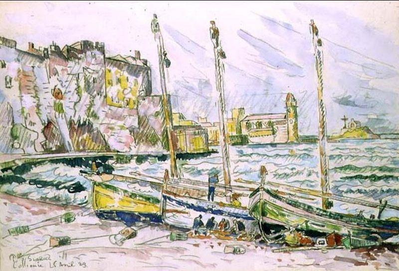 Paul Signac Collioure oil painting picture